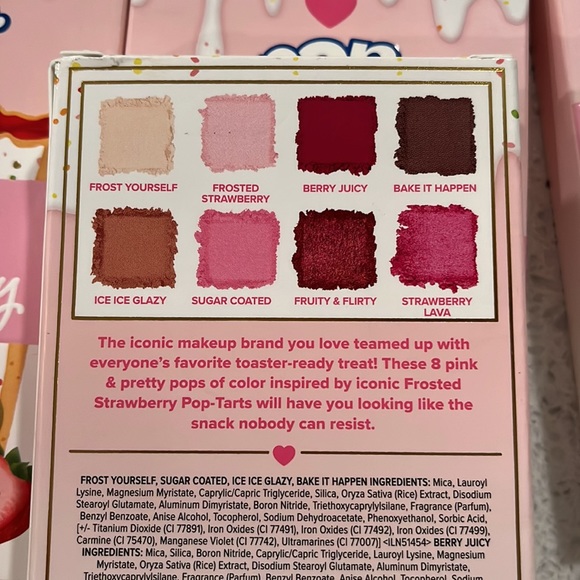 Too Faced Pop-Tarts Frosted Strawberry Mini Eye Shadow Palette - Picture 2 of 3